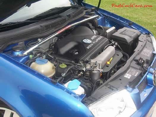 2001 VW Bora - Turbo - Intercooled - 5 Speed engine view, 1.8 turbo, intercooled