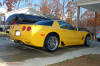 2002 Millennium Yellow Z06 Corvette - 405 HP Stock, at new home in Cleveland, Tennessee