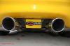 2002 Millennium Yellow Z06 Corvette - 405 HP Stock with new exhaust plate reading "Z06 - 405 HP"
