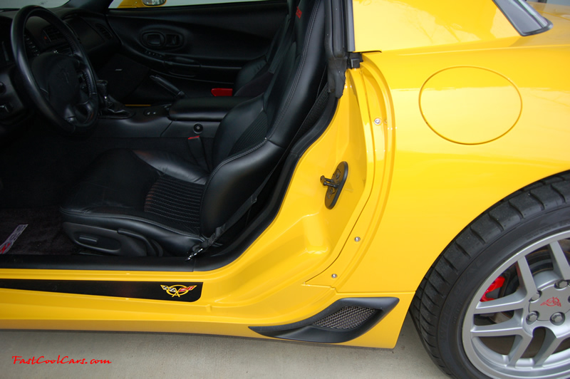 2002 Millennium Yellow Z06 Corvette - 405 HP Stock, at new home in Cleveland, Tennessee