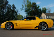 2002 Millennium Yellow supercharged & methanol injected Z06 Corvette, with many modifications, over 50 grand invested in the past 2+ years, for sale $38,000 what a deal.