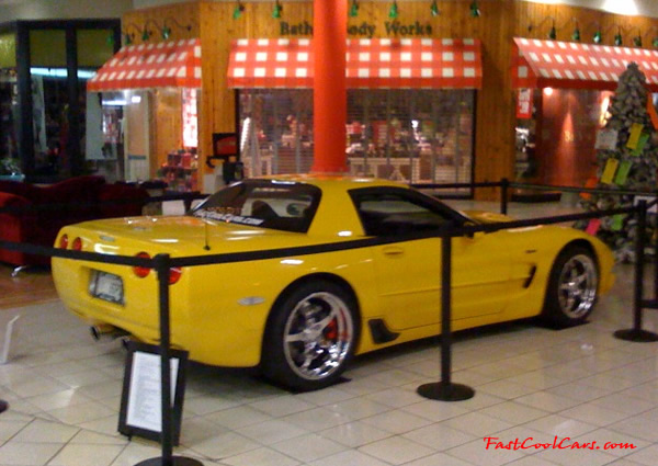 2002 Millennium Yellow supercharged & methanol injected Z06 Corvette, with many modifications, over 50 grand invested in the past 2+ years, for sale $38,000 what a deal. 555 HP | 565TQ - Polished blower. In the mall on display.