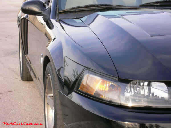 2003 SVT Cobra Convertible - 35,951 original Miles, 6 speed manual transmission, Black, black top, black interior, For Sale.