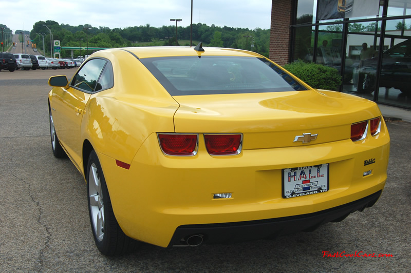 2010 Chevrolet Camaro 2LT in Yellow.