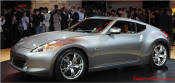 The new cars name, 370Z, signifies the enlargement of the V6 engines capacity to 3.7 liters. In this form it produces 326bhp