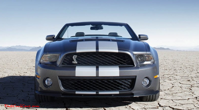 Fords Special Vehicle Team (SVT) delivers a more powerful 2010 Shelby GT500 increased to 540 horsepower, torque increased to 510 foot-pounds, downforce increased and drag reduced