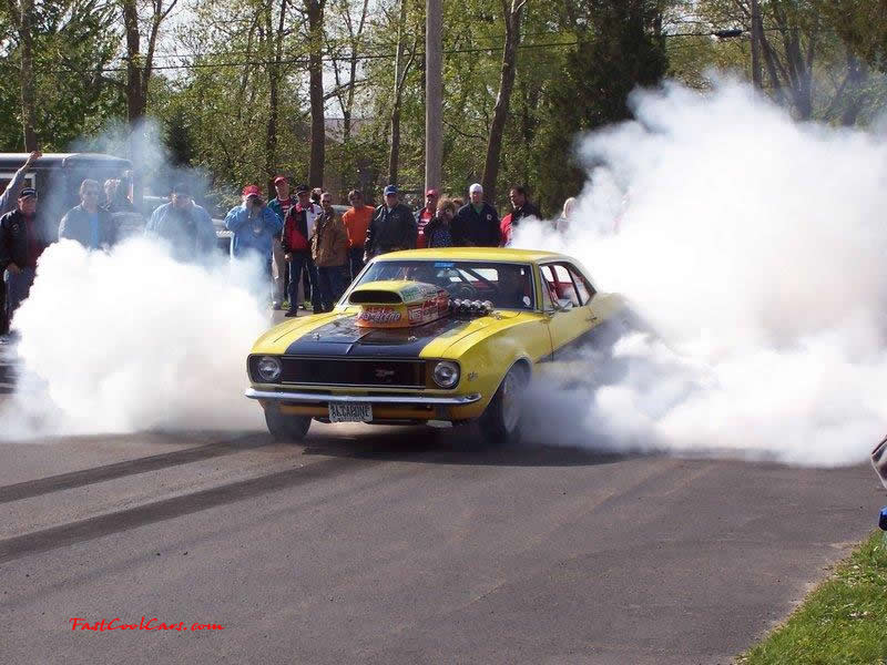 Best Et-8.18 - Best Mph-170 - car weighs-3345, with driver - did the longest wheelie in super Chevy history, 367 feet from the starting line ! the Camaro was the first 3200 lb car to go in the 9s, also the first 3200lb car to go in the 8s.