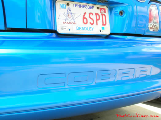 1998 Mustang Cobra Convertible - 1 of 223 - Electric blue