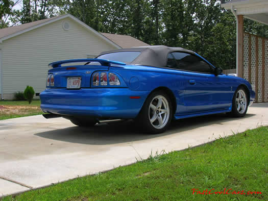 1998 Mustang Cobra Convertible - 1 of 223 - Electric blue