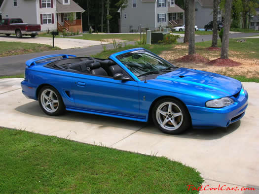 1998 Mustang Cobra Convertible - 1 of 223 - Electric blue