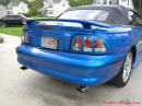 1998 Mustang Cobra Convertible - 1 of 223 - Electric blue, with new Steeda decal for lowering kit.