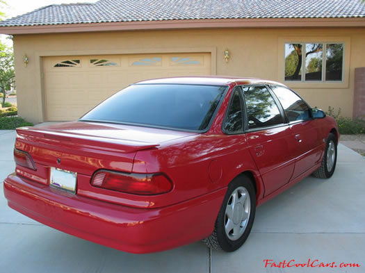 1995 Ford Taurus SHO - very cool sport luxury sedan - fastcoolcars.com