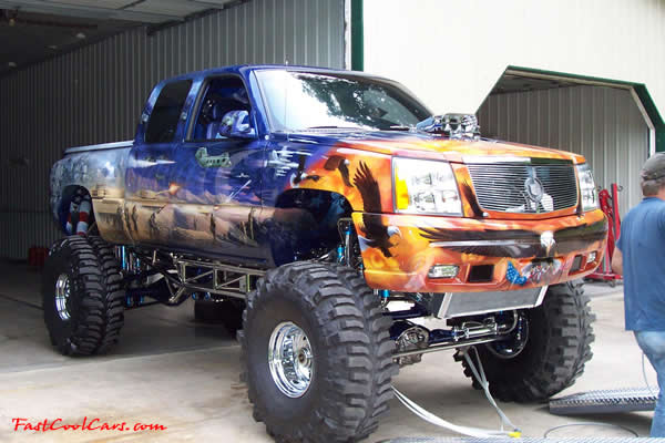 Dale Ison's Hero Truck - A rolling work of Art.