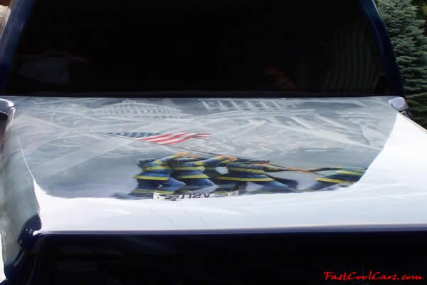 Dale Ison's Hero Truck - A rolling work of Art.