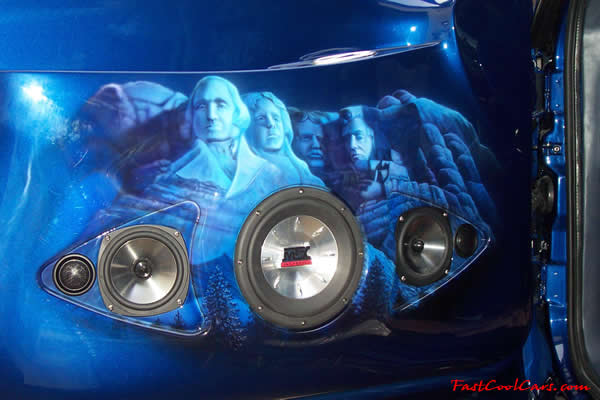 Dale Ison's Hero Truck - A rolling work of Art.