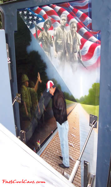 Dale Ison's Hero Truck - A rolling work of Art.