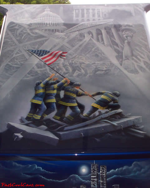 Dale Ison's Hero Truck - A rolling work of Art.