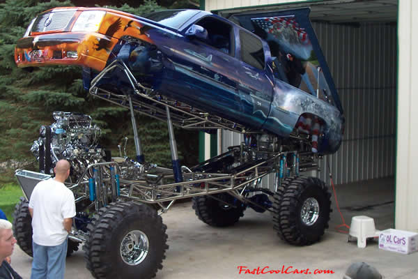 Dale Ison's Hero Truck - A rolling work of Art.