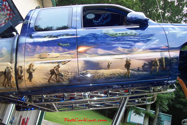 Dale Ison's Hero Truck - A rolling work of Art.