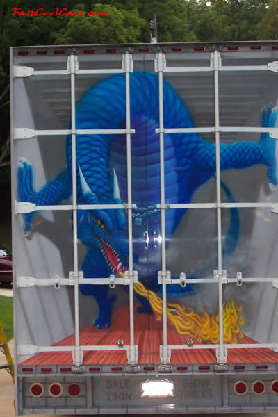 Dale Ison's Hero Truck - A rolling work of Art.