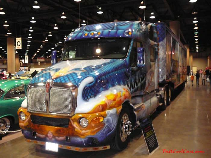 Dale Ison's Hero Truck - A rolling work of Art.