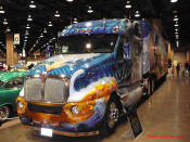 Dale Ison's Hero Truck - A rolling work of Art.