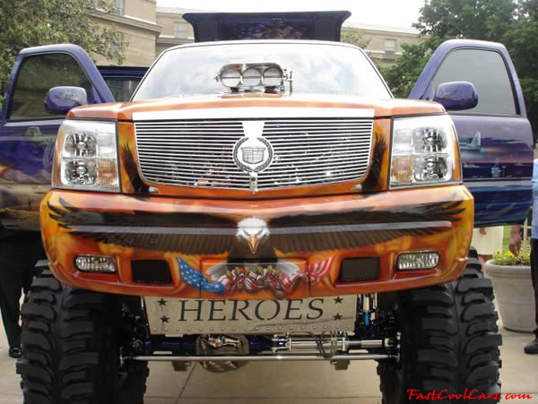 A Hero's Truck - A rolling work of Art.