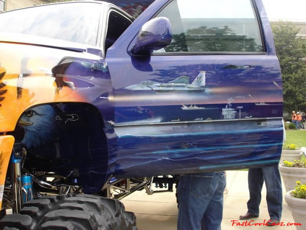 A Hero's Truck - A rolling work of Art.