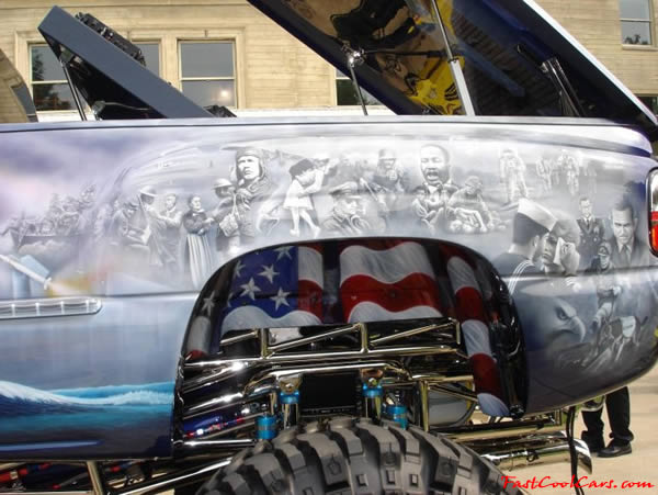 A Hero's Truck - A rolling work of Art.