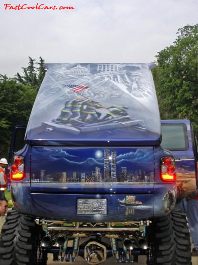 A Hero's Truck - A rolling work of Art.