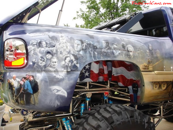 A Hero's Truck - A rolling work of Art.