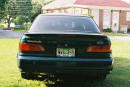 1993 Ford Taurus SHO - rear view - first year of the factory polished stainless dual exhaust - Fast Cool Cars