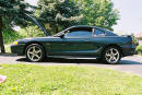 1998 Ford Mustang GT - left side view, with hood opened - fastcoolcars.com