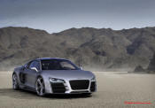 Audi R8 Designed to compete against the Porsche 911, the new Audi R8 features quattro permanent four-wheel drive, space frame aluminum body and the mid-mounted 420 bhp V8 FSI engine