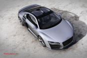 Audi R8 Designed to compete against the Porsche 911, the new Audi R8 features quattro permanent four-wheel drive, space frame aluminum body and the mid-mounted 420 bhp V8 FSI engine