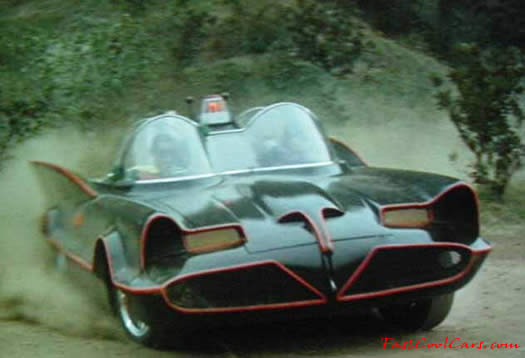 The Original Batmobile from the series in 1966-68 TV series