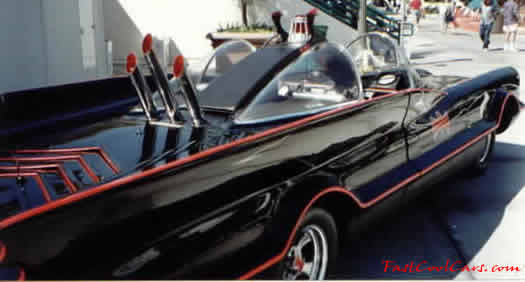 The Original Batmobile from the series in 1966-68 TV series