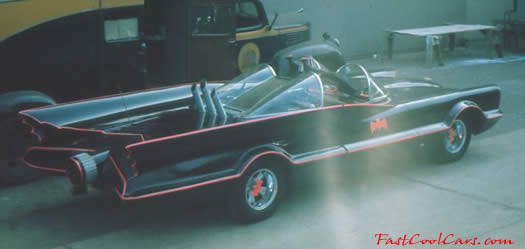 The Original Batmobile from the series in 1966-68 TV series