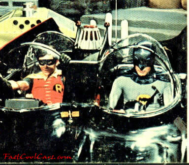 The Original Batmobile from the series in 1966-68 TV series