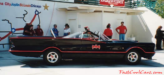 The Original Batmobile from the series in 1966-68 TV series