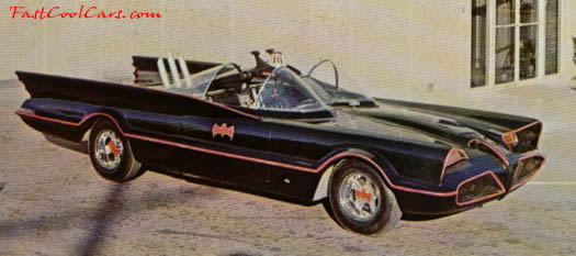 The Original Batmobile from the series in 1966-68 TV series