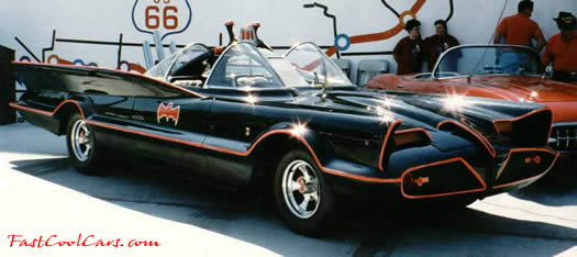 The Original Batmobile from the series in 1966-68 TV series
