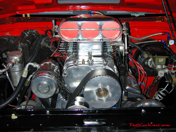 Blown 355 small block V-8 Chevrolet S-10