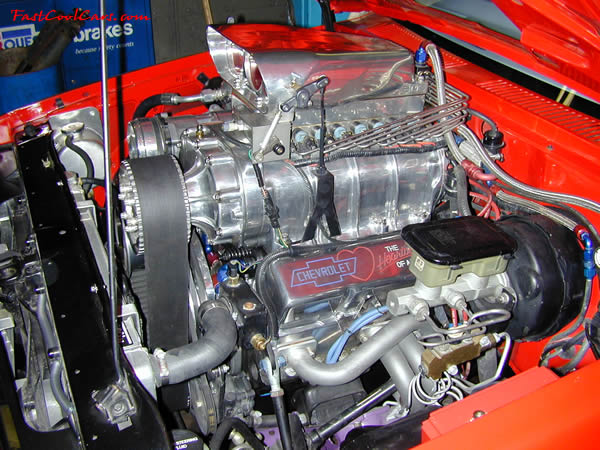 Blown 355 small block V-8 Chevrolet S-10