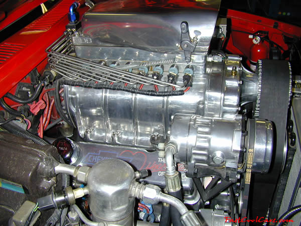 Blown 355 small block V-8 Chevrolet S-10