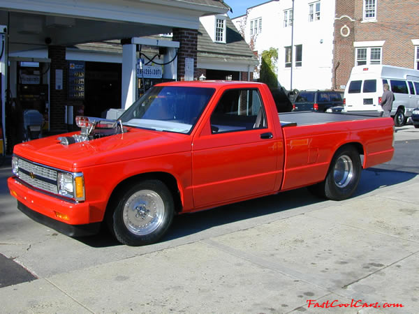 Blown 355 small block V-8 Chevrolet S-10