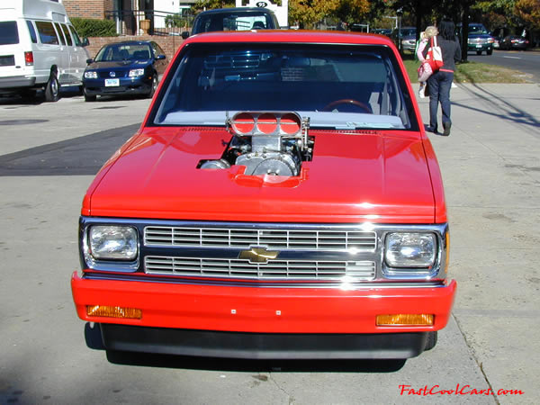 Blown 355 small block V-8 Chevrolet S-10