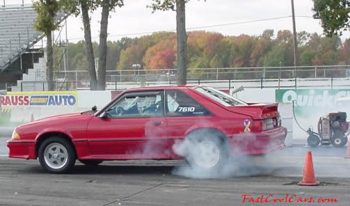 Ford Mustang GT burnout