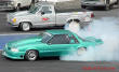 Ford Mustang notchback burnout