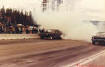 1968 Plymouth Barracuda burnout before racing